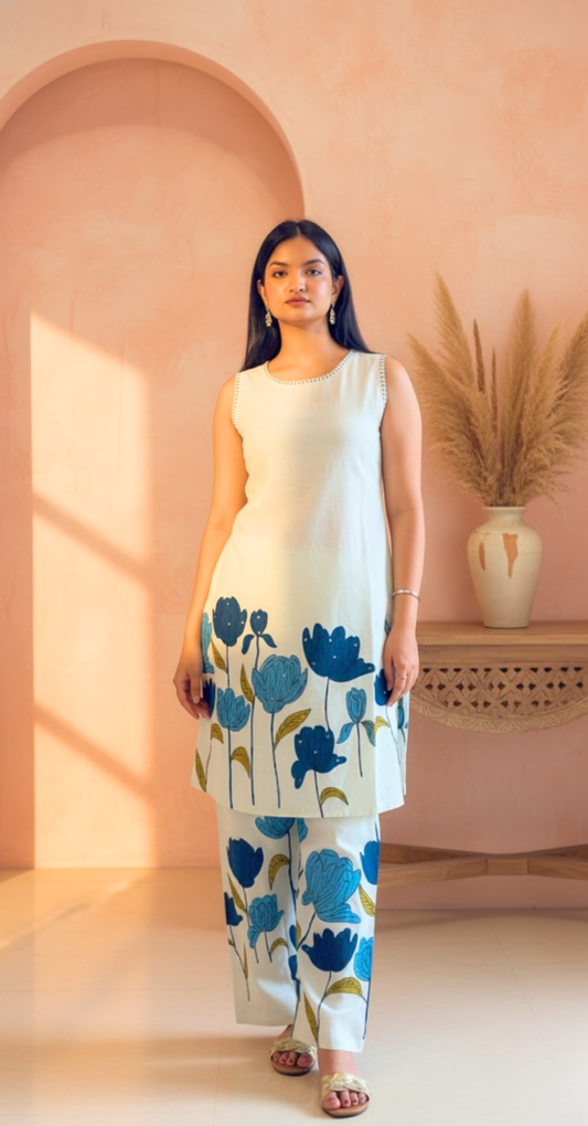 Meadow Bloom Sleeveless Co-ord Set