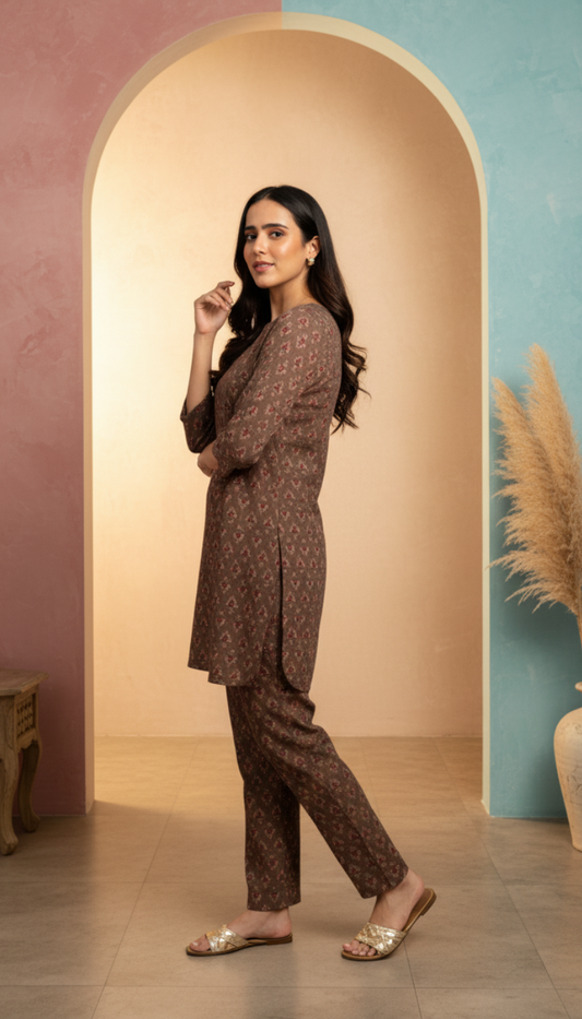 Artisan Block Print Tunic Set