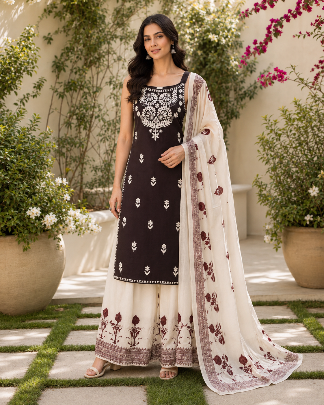 Siyah suit set full look